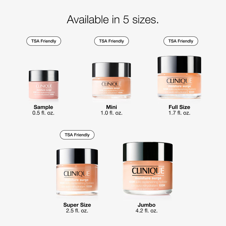 مرطوبکننده آبرسان ۱۰۰ ساعته کلینیک Moisture Surge™
