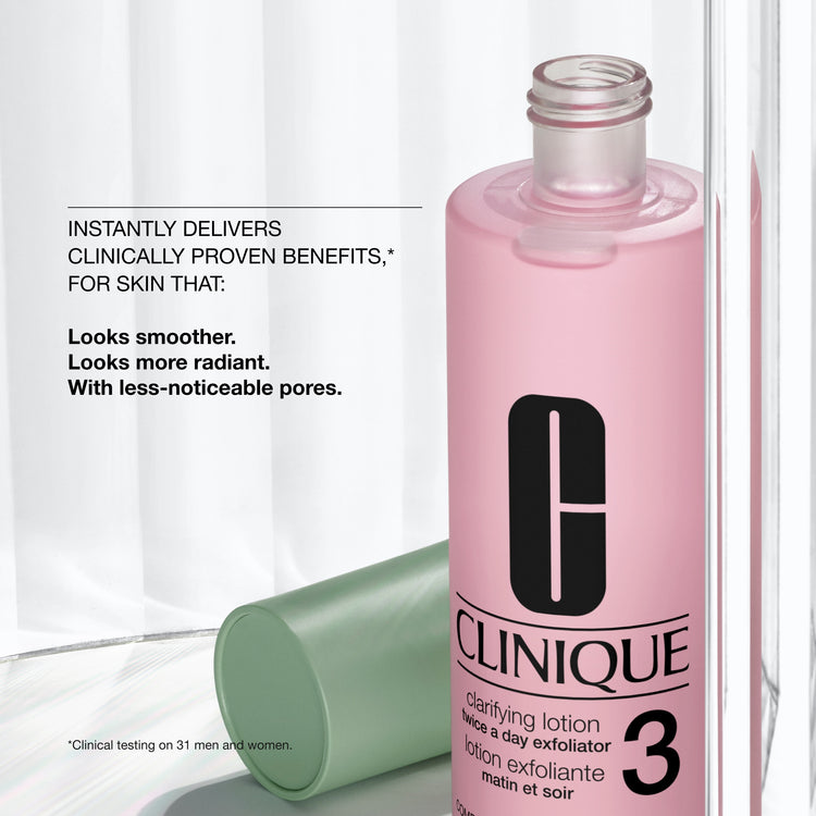 تونر پاککننده و لایهبردار کلینیک Clarifying Lotion