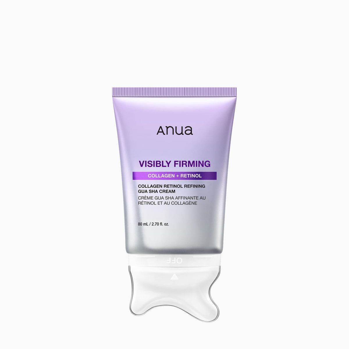 کرم ضد چروک و جوانساز آنوا با کلاژن و رتینول و گواشا ۸۰ میل | Anua Collagen Retinol Refining Gua Sha Cream | اصل کره
