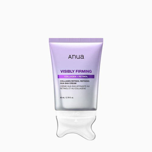 کرم ضد چروک و جوانساز آنوا با کلاژن و رتینول و گواشا ۸۰ میل | Anua Collagen Retinol Refining Gua Sha Cream | اصل کره